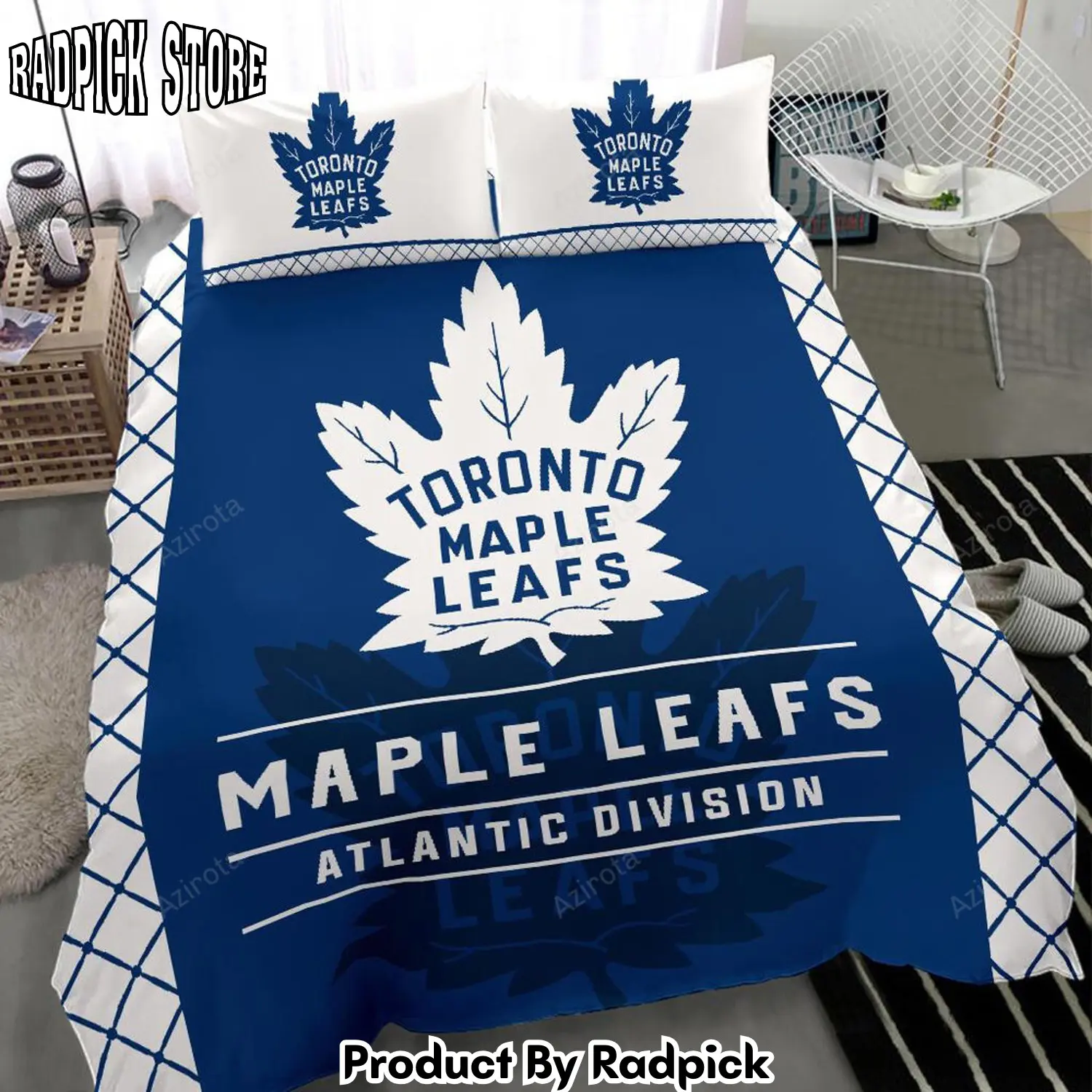 Radpick toronto maple leafs bedding set rp327667